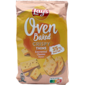 Lay's Oven Baked Crispy Thins Emmental Cheese 90g